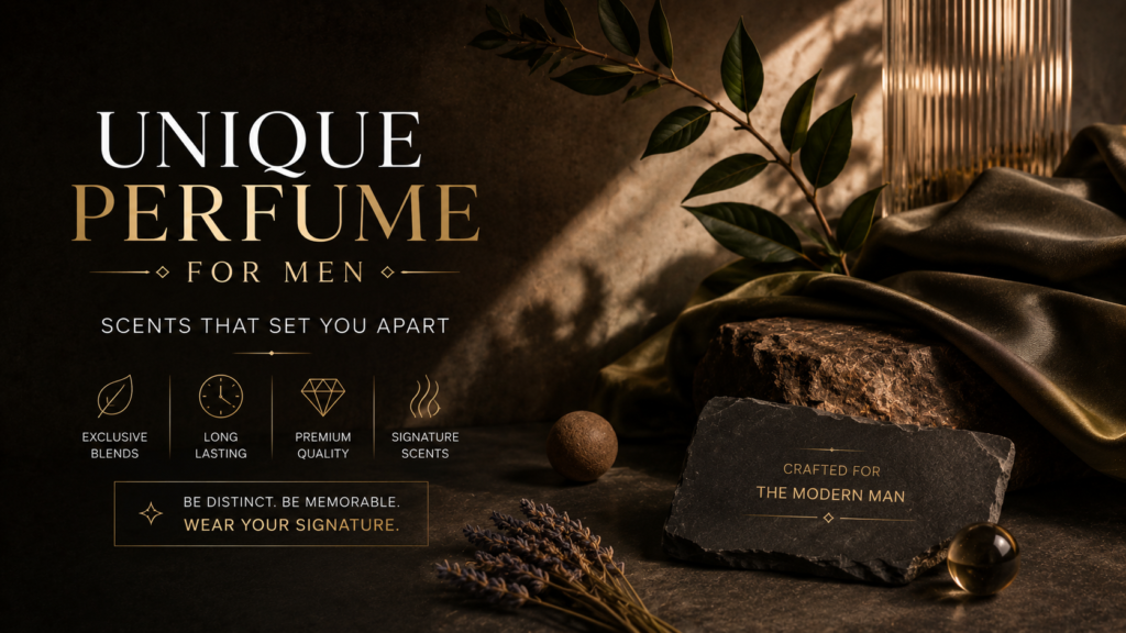 Unique perfume inspiration with luxury fragrance notes and elegant styling